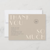 Moderne Markenbezeichnungen Danke mit Ihrer Logo-K (Vorderseite)