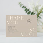 Moderne Markenbezeichnungen Danke mit Ihrer Logo-K (Stehend Vorderseite)