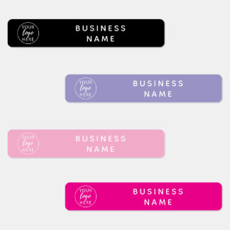 Moderne Markenidentität für Unternehmen Etiketten