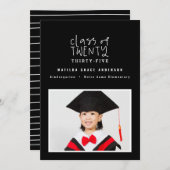 Moderne Marker-Stift-Klasse für Foto-Abschluss Ankündigung (Vorne/Hinten)