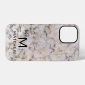 Moderne Marmor iPhone Hülle (Rückseite (Horizontal))