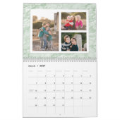 Moderne Marmorfotografie-Collage mit 24 Bildern Kalender (Mär 2027)