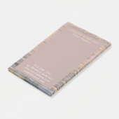 Moderne Marmorgoldfolie Edelstein Innenarchitektin Post-it Klebezettel (angewinkelt)