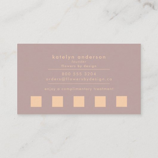 Moderne Marmorgoldfolie Edelstein Innenarchitektin Treuekarte (Rückseite)