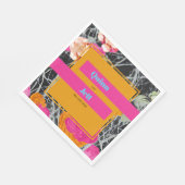 Moderne marmorierte, maximale blutige Hochzeit Serviette (Ecke)