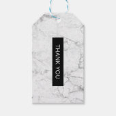 Moderne Marmormarke Geschenkanhänger (Vorderseite)