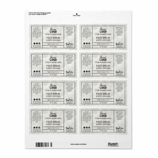 Moderne Marmorplatte (Vorne)