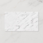 Moderne Marmorsäulenduschendusche Windelwaschkarte Begleitkarte (Rückseite)