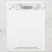 Moderne Marmorsteinbeschaffenheit beruflich Briefkopf (Vorne/Hinten)