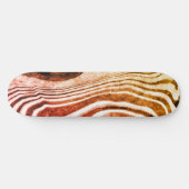 Moderne Marmortextur Skateboard (Horizontal)