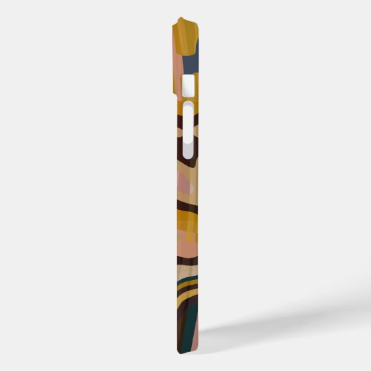 Moderne Marmorverkleidung abstrakt mit kundenspezi Case-Mate iPhone Hülle (Rückseite / Links)