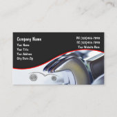 Moderne Maschinenwagen Visitenkarte (Vorderseite)