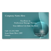 Moderne Massage Einzigartiges Design Magnetische Visitenkarte (Vorderseite)