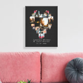 Moderne, maßgeschneiderte 18-Herz Bildgeschenke Ca Leinwanddruck (Insitu (Wohnzimmer))