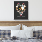 Moderne, maßgeschneiderte 18-Herz Bildgeschenke Ca Leinwanddruck (Insitu (Schlafzimmer))
