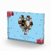 Moderne, maßgeschneiderte 18-Herz-Shaped Foto Gesc (Rechts)