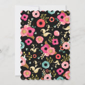 Moderne, maßgeschneiderte Bläserei Einladung (Rückseite)