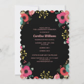 Moderne, maßgeschneiderte Bläserei Einladung (Rückseite)