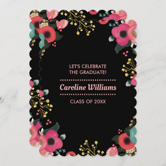 Moderne, maßgeschneiderte Bläserei Einladung (Vorne/Hinten)