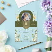 Moderne, maßgeschneiderte Foto - Akryllische Hochz Acryleinladungen (In Situ (Hochzeit))