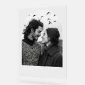 Moderne, maßgeschneiderte Foto Arch Wedding Willko Acrylschild (Winkel)