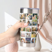 Moderne, maßgeschneiderte FotoCollage Thermobecher