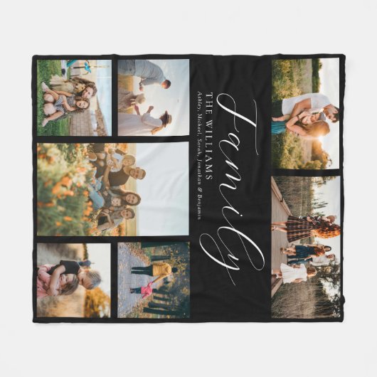 Moderne, maßgeschneiderte Fotosammlung Elegante Sc Fleecedecke (Vorderseite (Horizontal))