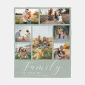 Moderne, maßgeschneiderte Fotosammlung Elegante Sc Fleecedecke (Vorderseite)