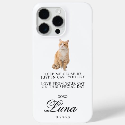 Moderne, maßgeschneiderte Geschenke für die Katze Case-Mate iPhone Hülle (Rückseite)