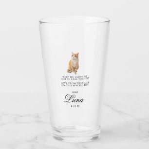 Moderne, maßgeschneiderte Geschenke für die Katze  Glas