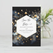 Moderne, maßgeschneiderte Hochzeit Save The Date (Stehend Vorderseite)