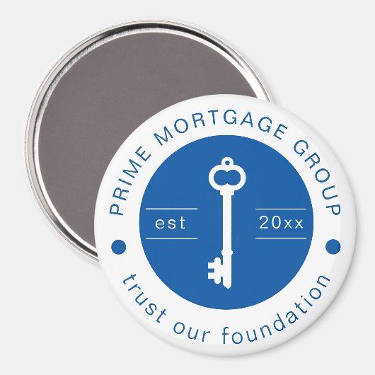 Moderne, maßgeschneiderte Hypothekenfirma hinzufüg Magnet (Vorderseite/Rückseite)