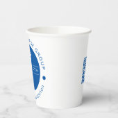 Moderne, maßgeschneiderte Hypothekenfirma hinzufüg Pappbecher (Links)