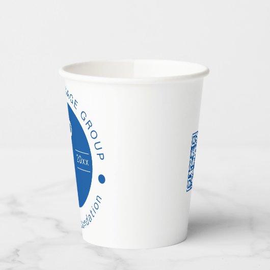 Moderne, maßgeschneiderte Hypothekenfirma hinzufüg Pappbecher (Links)