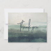 Moderne, maßgeschneiderte kleine Unternehmen Abstr Dankeskarte (Vorderseite)