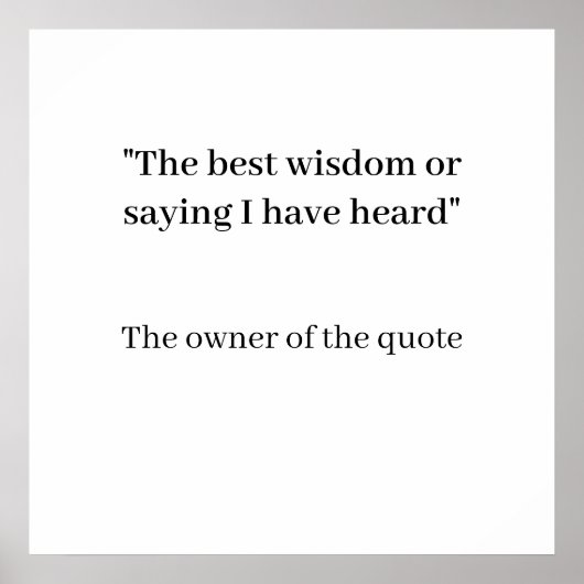 Moderne, maßgeschneiderte Leinwand - Ihr Lieblings Poster (Vorne)