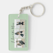 Moderne Maßstäbe in der Liebe Sie Mama | 3 FOTO SC Schlüsselanhänger (Rückseite)