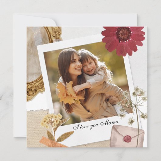 Moderne Maßstäbe in der Liebe Sie Mama Foto (Vorderseite)
