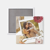 Moderne Maßstäbe in der Liebe Sie Mama Foto Magnet (Vorderseite/Rückseite)