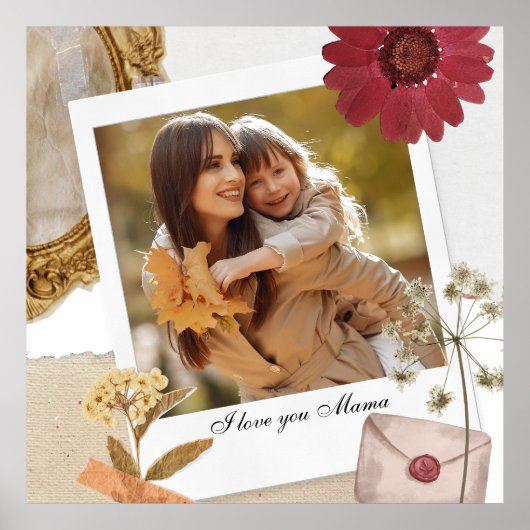 Moderne Maßstäbe in der Liebe Sie Mama Foto Poster (Vorne)