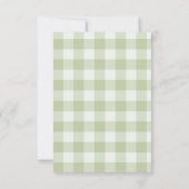 Moderne Matcha Themed Kinderdusche Danke Karte (Rückseite)