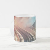 Moderne Mattierte Tasse (Vorderseite Links)