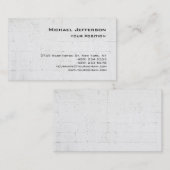 Moderne Mauer Einzigartig, modern und individuell Visitenkarte (Vorne/Hinten)