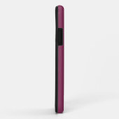 Moderne Mauve-Beere Personalisierter Name Benutzer Case-Mate iPhone Hülle (Hinten/Rechts)
