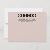Moderne Mauve Moon Phases Elegant