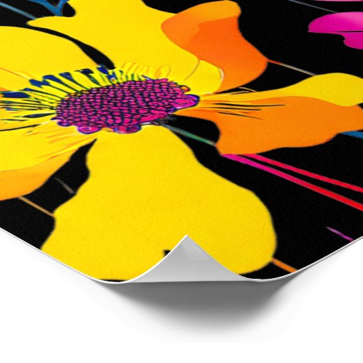 Moderne, maximale Farbqualität Pop Farbe Farbe Far Poster (Ecke)