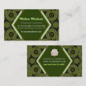 Moderne Mechanische Visitenkarte (Vorne/Hinten)