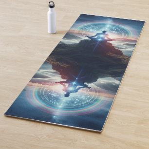 Moderne Meditations-Workout-Wellness Yogamatte