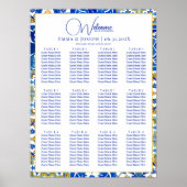 Moderne, mediterrane Fliesenbögen Poster (Vorne)