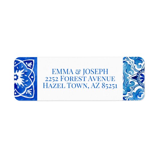 Moderne mediterrane Hochzeitsadresse (Vorne)